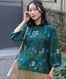 SUPER HAKKA | レインボーマーガレットカットジャカード　コクーンスリーブブラウス(シャツ/ブラウス)