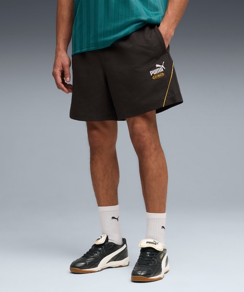 PUMA（プーマ）の「PUMA プーマ ユニセックス フューチャー プーマ アーカイブ キング リラッ（その他パンツ・メンズ・ブラック×レッド/レッド・XX-LARGE/MEDIUM/LARGE/X-LARGE/SMALL）」の2枚目の写真
