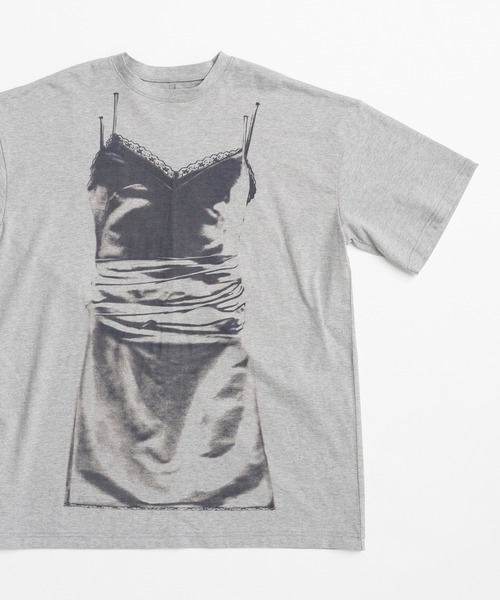 PRANK PROJECT（プランクプロジェクト）の「【2026Summer Pre-Order】ランジェリープリントチュニック / Lingerie Print Tunic（チュニック・レディース・ホワイト/グレー・FREE）」の18枚目の写真