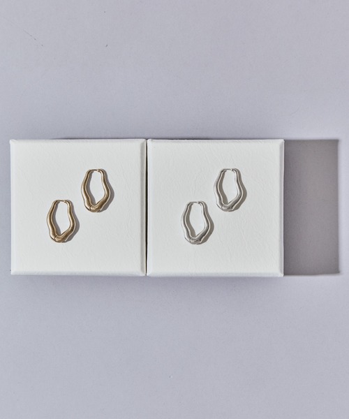 TEN.（テン）の「[TEN./テン]ベールピアス SV（ピアス（両耳用）・レディース・シルバー・FREE）」の2枚目の写真