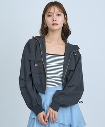 AND COUTURE（アンドクチュール）の「シアーフーディーブルゾン（ブルゾン）」