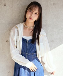 AND COUTURE（アンドクチュール）の「シアーフーディーブルゾン（ブルゾン）」