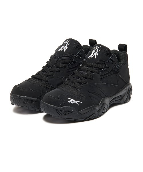 Reebok(リーボック)の「REEBOK BRUTUS LOW(リーボック ブルータス ロー)(スニーカー・メンズ・ブラック/ブラック系・26cm/26.5cm/27cm/27.5cm/28cm/28.5cm/29cm)」の1枚目の写真