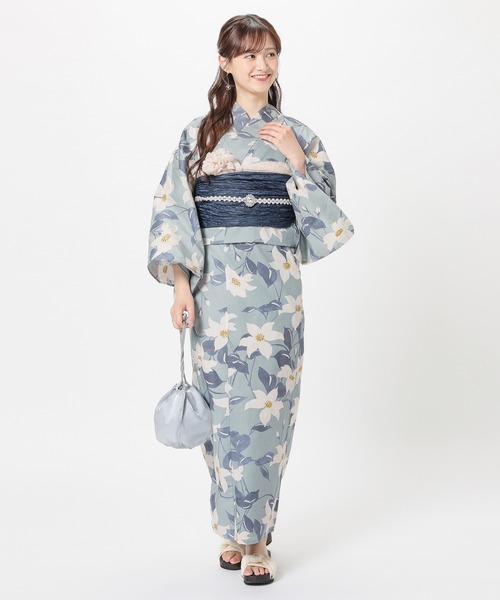 Honeys（ハニーズ）の「兵児帯（和装小物・レディース・ベージュ/ピンク/アイボリー/グレイッシュベージュ/ブルー・F）」の22枚目の写真