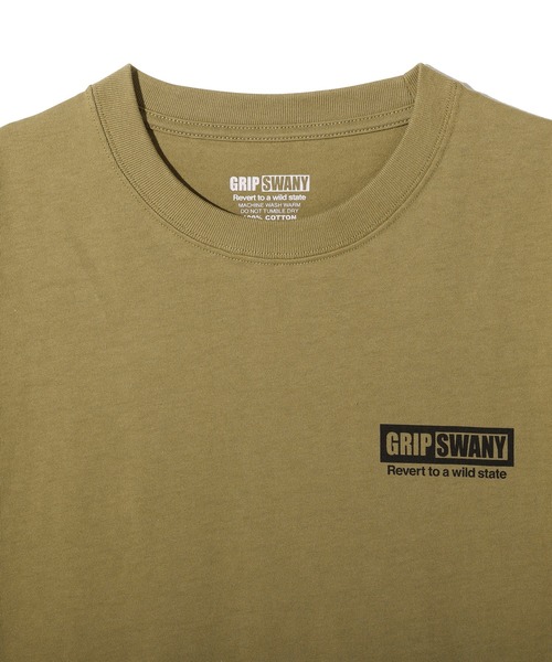 GRIP SWANY（グリップスワニー）の「【GSMCT-117】 GLOVE LOGO TEE（Tシャツ/カットソー・メンズ・Black/White/Olive/ヘザーグレー・XL/M/L/S/XXL）」の6枚目の写真