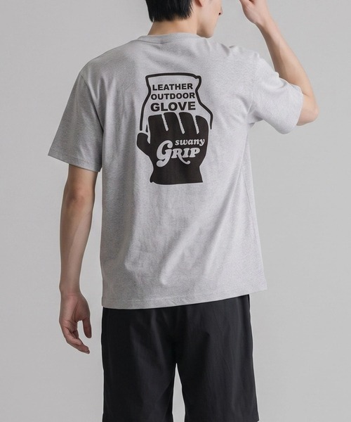 GRIP SWANY（グリップスワニー）の「【GSMCT-117】 GLOVE LOGO TEE（Tシャツ/カットソー・メンズ・Black/White/Olive/ヘザーグレー・XL/M/L/S/XXL）」の20枚目の写真