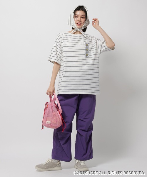 WIGGLE WIGGLE(ウィグルウィグル)の「【wiggle wiggle(ウィグルウィグル)】コラボ2WAYショルダーバッグ(ショルダーバッグ・レディース・イエロー/ネイビー/ピンク・0)」の15枚目の写真