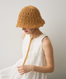 Crisp（クリスプ）の「リボンスカラップハット（ハット）」