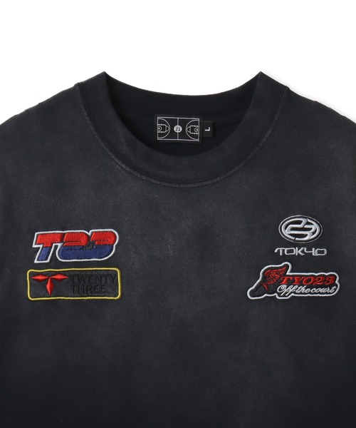 TOKYO 23(トウキョウニジュウサン)の「TOKYO 23 Vintage Racing Print T-shirt / トーキョー23 ヴィンテージ レーシング プリント ティーシャツ(Tシャツ/カットソー・メンズ・ブラック/ホワイト/サックスブルー・L/M/S/XXL/XL)」の4枚目の写真