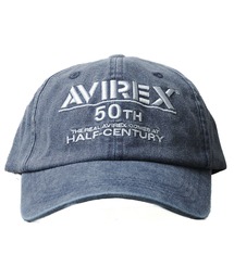 AVIREX（アヴィレックス）の「《AVIREX》50th ANNIVERSARY LOGO PIGMENT CAP（キャップ）」