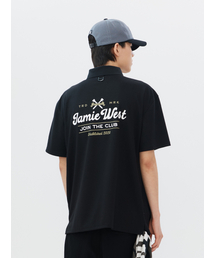 JAMIE WEST（ジェイミーウエスト）の「[JWGC] J.T.C レタリングカラーTシャツ (ブラック)（ポロシャツ）」