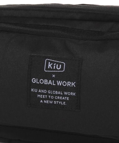 GLOBAL WORK(グローバルワーク)の「KIU別注コンパクトバッグK156/661534(ショルダーバッグ・レディース・ベージュ系その他3/チャコールグレー/グレー/ブラック・FREE)」の11枚目の写真