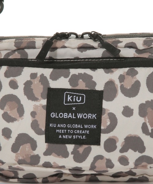 GLOBAL WORK(グローバルワーク)の「KIU別注コンパクトバッグK156/661534(ショルダーバッグ・レディース・ベージュ系その他3/チャコールグレー/グレー/ブラック・FREE)」の17枚目の写真