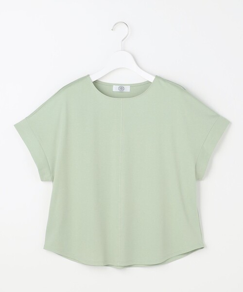J.PRESS(ジェイプレス)の「【2WAY】コットンスムース フレンチスリーブ カットソー(Tシャツ/カットソー・レディース・ブラウン系/サックスブルー系/ホワイト系/ライトグリーン系/ネイビー系/ライトグレー系・T13/T15)」の19枚目の写真