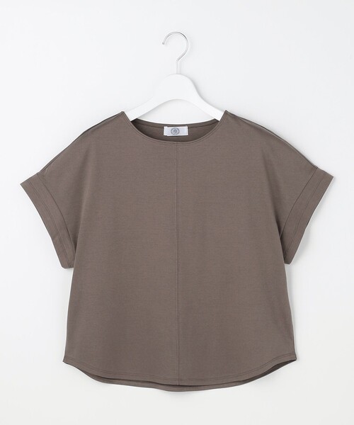 J.PRESS(ジェイプレス)の「【2WAY】コットンスムース フレンチスリーブ カットソー(Tシャツ/カットソー・レディース・ブラウン系/サックスブルー系/ホワイト系/ライトグリーン系/ネイビー系/ライトグレー系・T13/T15)」の22枚目の写真