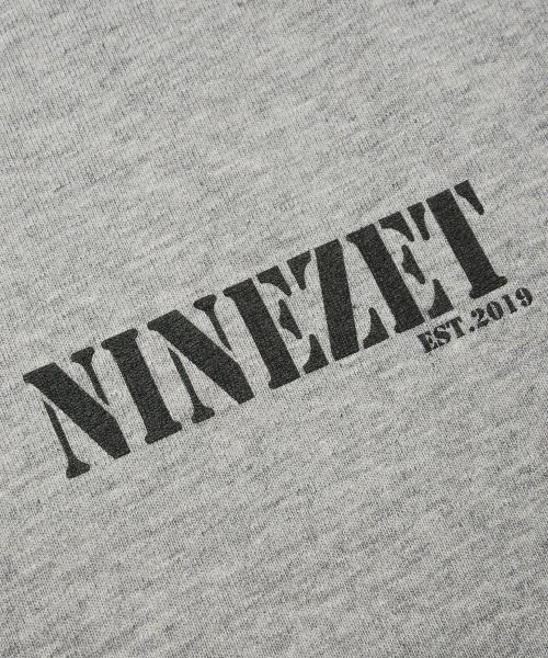 NINEZ(ナインゼット)の「コットンカットオフディテールオーバーサイズTシャツ (2色)(Tシャツ/カットソー・メンズ・ライトグレー/ブラック・MEDIUM/LARGE/X-LARGE/2XL)」の9枚目の写真