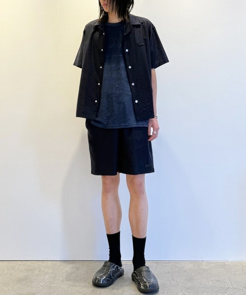 LOVELESS(ラブレス)の「HRaFTeXオープンカラーショートスリーブシャツ(シャツ/ブラウス・メンズ・ブラック/ネイビー/ブラウン系その他3・L/M)」の5枚目の写真