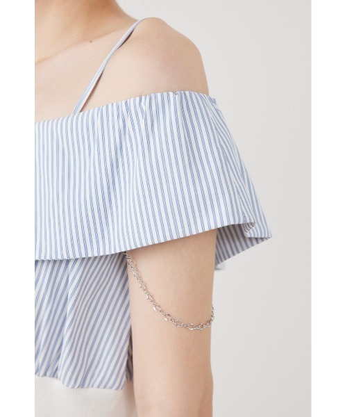 rienda(リエンダ)の「2WAYフロントジップビッグカラータイトニットワンピース 春服 夏服(ワンピース・レディース・ブラック/ホワイト/ライム・FREE)」の13枚目の写真
