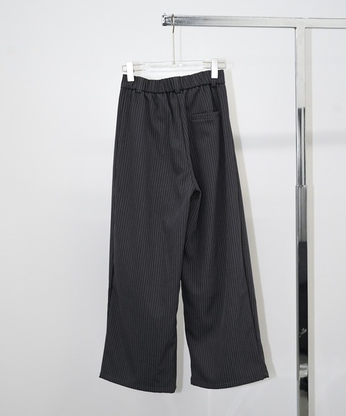 chuclla(チュクラ)の「ラップレイヤード ピンストライプワイドパンツ chw26s271(その他パンツ・レディース・ブラック・M/L/S)」の11枚目の写真