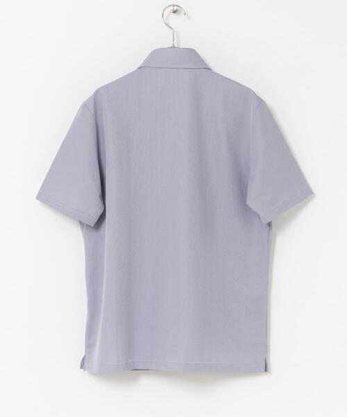 URBAN RESEARCH DOORS(アーバンリサーチドアーズ)の「LIFE STYLE TAILOR トリコットセミワイド半袖プルオーバー刺し子(シャツ/ブラウス・メンズ・グレー系その他/ブルー・LARGE/X-LARGE/MEDIUM)」の13枚目の写真