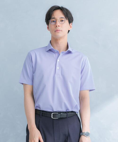 URBAN RESEARCH DOORS(アーバンリサーチドアーズ)の「LIFE STYLE TAILOR トリコットセミワイド半袖プルオーバー刺し子(シャツ/ブラウス・メンズ・グレー系その他/ブルー・LARGE/X-LARGE/MEDIUM)」の17枚目の写真