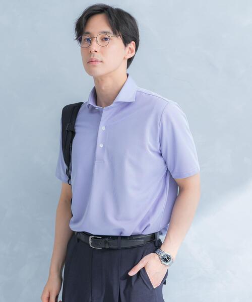URBAN RESEARCH DOORS(アーバンリサーチドアーズ)の「LIFE STYLE TAILOR トリコットセミワイド半袖プルオーバー刺し子(シャツ/ブラウス・メンズ・グレー系その他/ブルー・LARGE/X-LARGE/MEDIUM)」の20枚目の写真