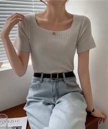 アイシスレースボディシェイプニットTシャツ