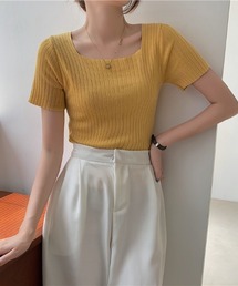 アイシスレースボディシェイプニットTシャツ