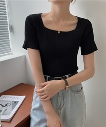 アイシスレースボディシェイプニットTシャツ