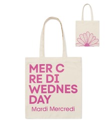 CANVAS BAG FLOWER DU MERCREDI / キャンバスバッグ フラワー ドゥ メクルディ