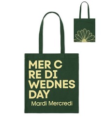 CANVAS BAG FLOWER DU MERCREDI / キャンバスバッグ フラワー ドゥ メクルディ