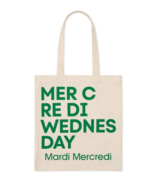 Mardi Mercredi(マルディメクルディ)の「CANVAS BAG FLOWER DU MERCREDI / キャンバスバッグ フラワー ドゥ メクルディ(トートバッグ・レディース・ライトピンク/グリーン/ブルー/クリーム/ミント・FREE)」の6枚目の写真
