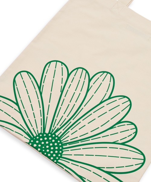 Mardi Mercredi(マルディメクルディ)の「CANVAS BAG FLOWER DU MERCREDI / キャンバスバッグ フラワー ドゥ メクルディ(トートバッグ・レディース・ライトピンク/グリーン/ブルー/クリーム/ミント・FREE)」の9枚目の写真
