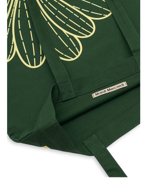 Mardi Mercredi(マルディメクルディ)の「CANVAS BAG FLOWER DU MERCREDI / キャンバスバッグ フラワー ドゥ メクルディ(トートバッグ・レディース・ライトピンク/グリーン/ブルー/クリーム/ミント・FREE)」の13枚目の写真