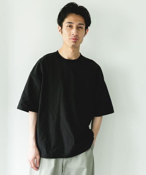URBAN RESEARCH DOORS(アーバンリサーチドアーズ)の「『吸水速乾/抗ピリング/UVカット/接触冷感』PERFECTEX メッシュショートスリーブ Tシャツ(Tシャツ/カットソー・メンズ・モカ/ブラック/ライトグレー・MEDIUM/X-LARGE/LARGE)」の2枚目の写真