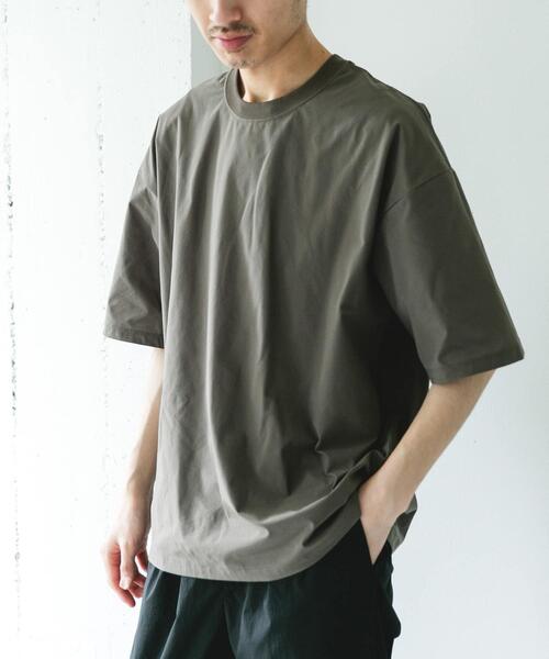 URBAN RESEARCH DOORS(アーバンリサーチドアーズ)の「『吸水速乾/抗ピリング/UVカット/接触冷感』PERFECTEX メッシュショートスリーブ Tシャツ(Tシャツ/カットソー・メンズ・モカ/ブラック/ライトグレー・MEDIUM/X-LARGE/LARGE)」の5枚目の写真