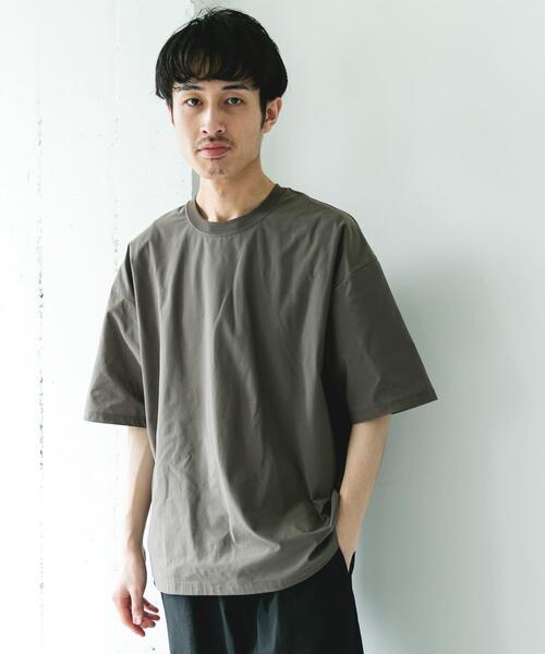 URBAN RESEARCH DOORS(アーバンリサーチドアーズ)の「『吸水速乾/抗ピリング/UVカット/接触冷感』PERFECTEX メッシュショートスリーブ Tシャツ(Tシャツ/カットソー・メンズ・モカ/ブラック/ライトグレー・MEDIUM/X-LARGE/LARGE)」の6枚目の写真