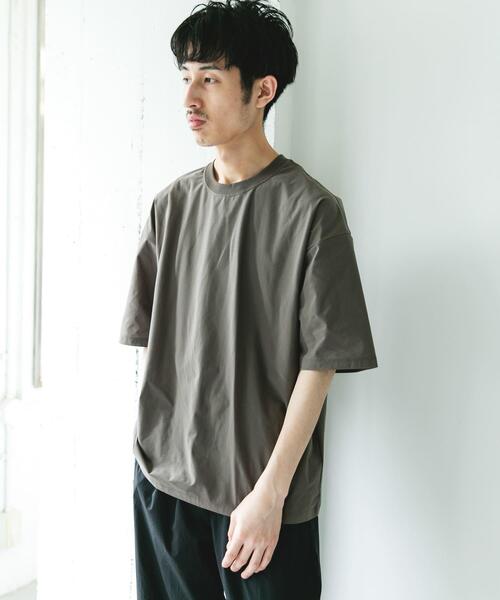 URBAN RESEARCH DOORS(アーバンリサーチドアーズ)の「『吸水速乾/抗ピリング/UVカット/接触冷感』PERFECTEX メッシュショートスリーブ Tシャツ(Tシャツ/カットソー・メンズ・モカ/ブラック/ライトグレー・MEDIUM/X-LARGE/LARGE)」の7枚目の写真
