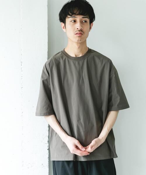 URBAN RESEARCH DOORS(アーバンリサーチドアーズ)の「『吸水速乾/抗ピリング/UVカット/接触冷感』PERFECTEX メッシュショートスリーブ Tシャツ(Tシャツ/カットソー・メンズ・モカ/ブラック/ライトグレー・MEDIUM/X-LARGE/LARGE)」の8枚目の写真