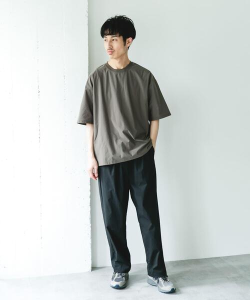 URBAN RESEARCH DOORS(アーバンリサーチドアーズ)の「『吸水速乾/抗ピリング/UVカット/接触冷感』PERFECTEX メッシュショートスリーブ Tシャツ(Tシャツ/カットソー・メンズ・モカ/ブラック/ライトグレー・MEDIUM/X-LARGE/LARGE)」の9枚目の写真