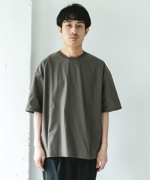 URBAN RESEARCH DOORS(アーバンリサーチドアーズ)の「『吸水速乾/抗ピリング/UVカット/接触冷感』PERFECTEX メッシュショートスリーブ Tシャツ(Tシャツ/カットソー・メンズ・モカ/ブラック/ライトグレー・MEDIUM/X-LARGE/LARGE)」の11枚目の写真