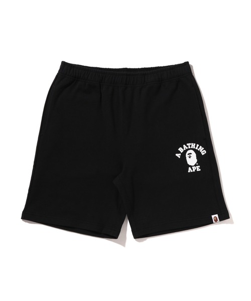 6/6まで限定セール　A BATHING APE スウェット ショートパンツ M COLLEGE SWEAT SHORTS（スウェットパンツ）｜A BATHING APE（ア