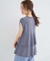 《WEB限定アイテム》ティアードフリルニットプルオーバー