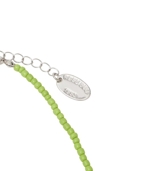 ROSE BUD（ローズバッド）の「COLOR BEADS NECKLACE（ネックレス・レディース・ブラック/グリーン/レッド・ONE SIZE）」の13枚目の写真