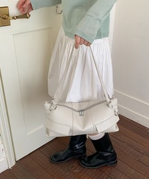 5色展開レザー バイカーバッグ 大容量 ショルダー レトロ