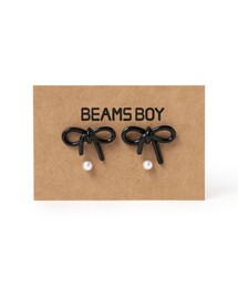 BEAMS BOY | リボン ピアス セット(ピアス（両耳用）)