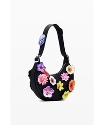 【Desigual x Tyler McGillivary】 3Dフラワーコラボフェイクレザーショルダーバッグ