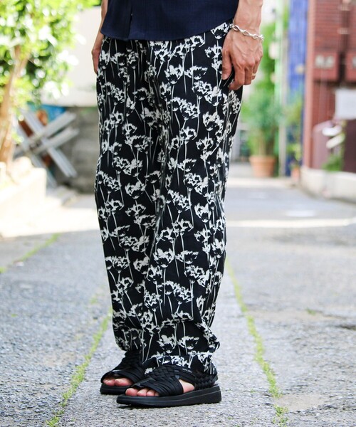 GLOSTER(グロスター)の「【人気シリーズ/UNISEX/5色展開】TROPICAL GOODNESS イージーパンツ(その他パンツ・メンズ・チャコールグレー/ブラック系その他/キナリ/イエロー/インディゴブルー・M/L/S)」の22枚目の写真