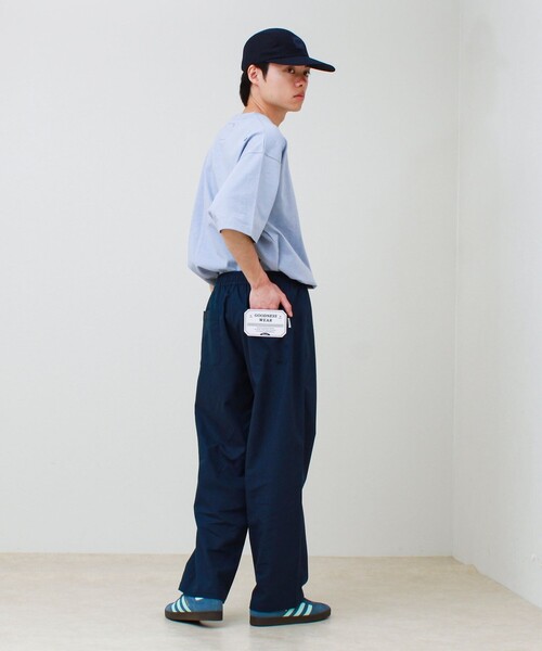 GLOSTER(グロスター)の「【人気シリーズ/UNISEX/5色展開】TROPICAL GOODNESS イージーパンツ(その他パンツ・メンズ・チャコールグレー/ブラック系その他/キナリ/イエロー/インディゴブルー・M/L/S)」の9枚目の写真