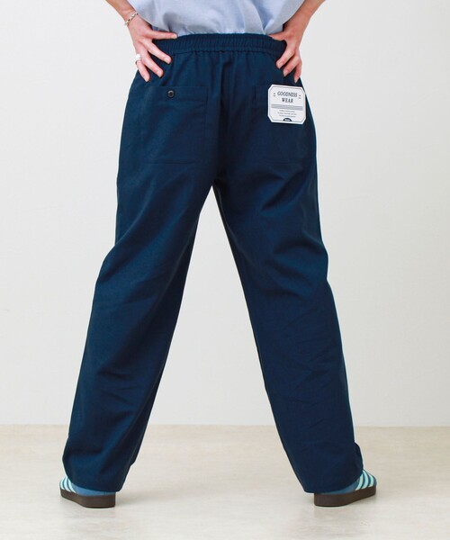 GLOSTER(グロスター)の「【人気シリーズ/UNISEX/5色展開】TROPICAL GOODNESS イージーパンツ(その他パンツ・メンズ・チャコールグレー/ブラック系その他/キナリ/イエロー/インディゴブルー・M/L/S)」の13枚目の写真